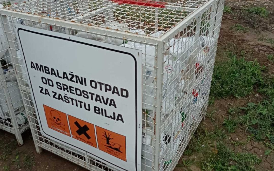 Постављени контејнери за одлагање амбалажног отпада од средстава за заштиту биља